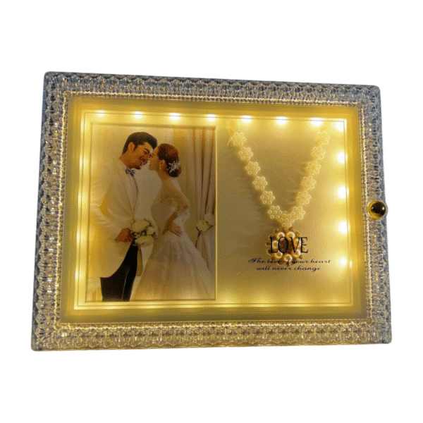 LED Photo Frame – 11"x9" (Outer Frame) | 4"x5" (Photo Size) KV8647-S30
