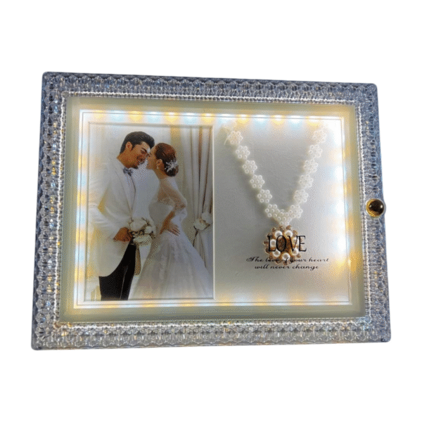 LED Photo Frame – 7"x9" (Outer Frame) | 3"x5" (Photo Size) KV8647-S29